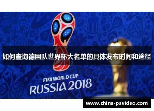 如何查询德国队世界杯大名单的具体发布时间和途径